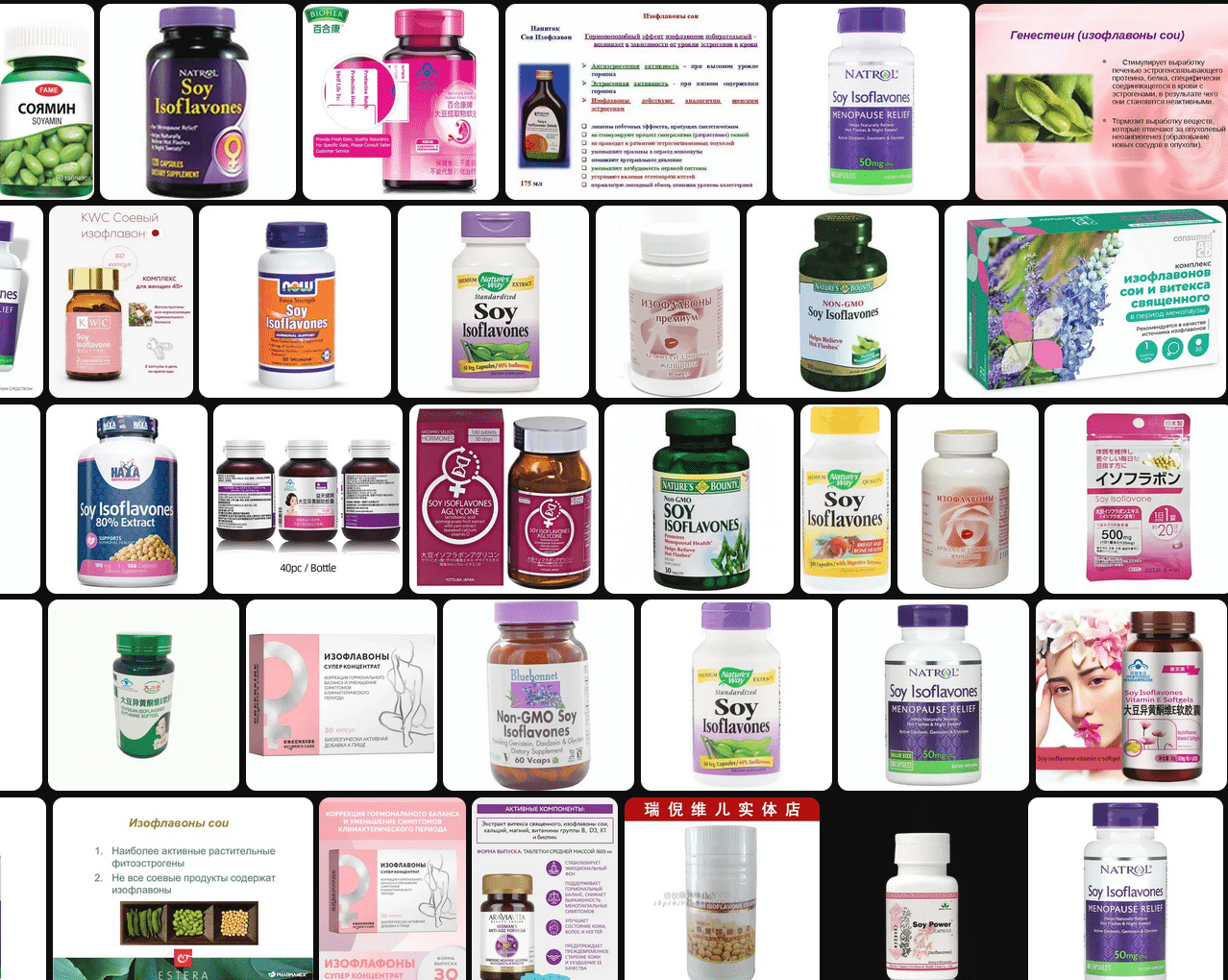 Изофлавоны Сои могут имитировать и модулировать эффекты эндогенных эстрогенов